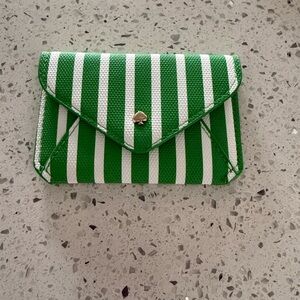 ♠️Kate Spade Green and White Key Card Holder